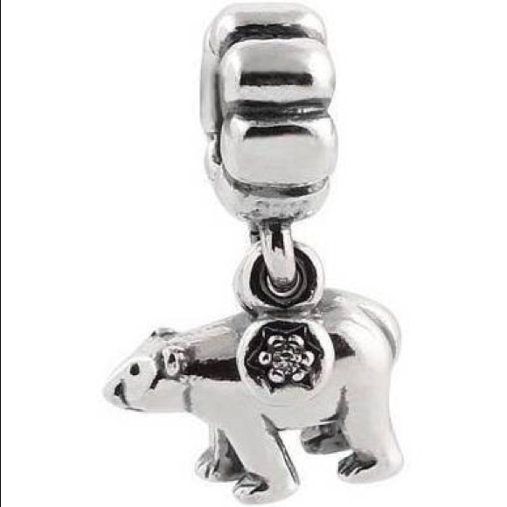 Pandora polar bear charm